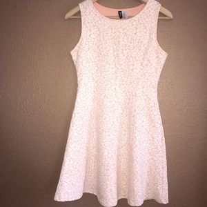 H&M Peach Skater Dress (M)